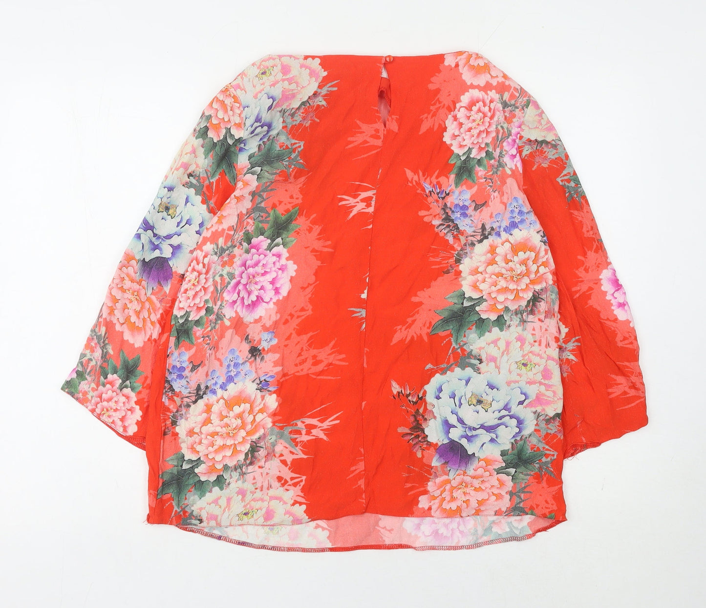 Wallis Women's Multicoloured Floral Tunic Blouse Size 14