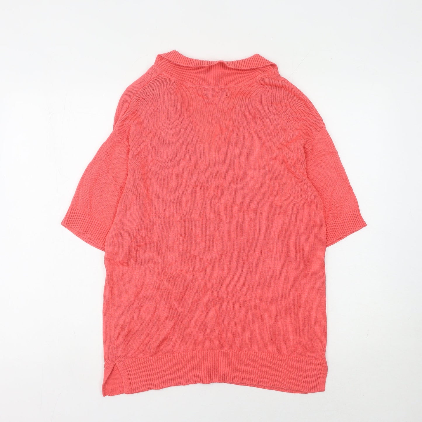 Matalan Women's Pink V-Neck Pullover Jumper M