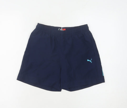 Puma Boys Blue Athletic Shorts, Size 12, New with Tags