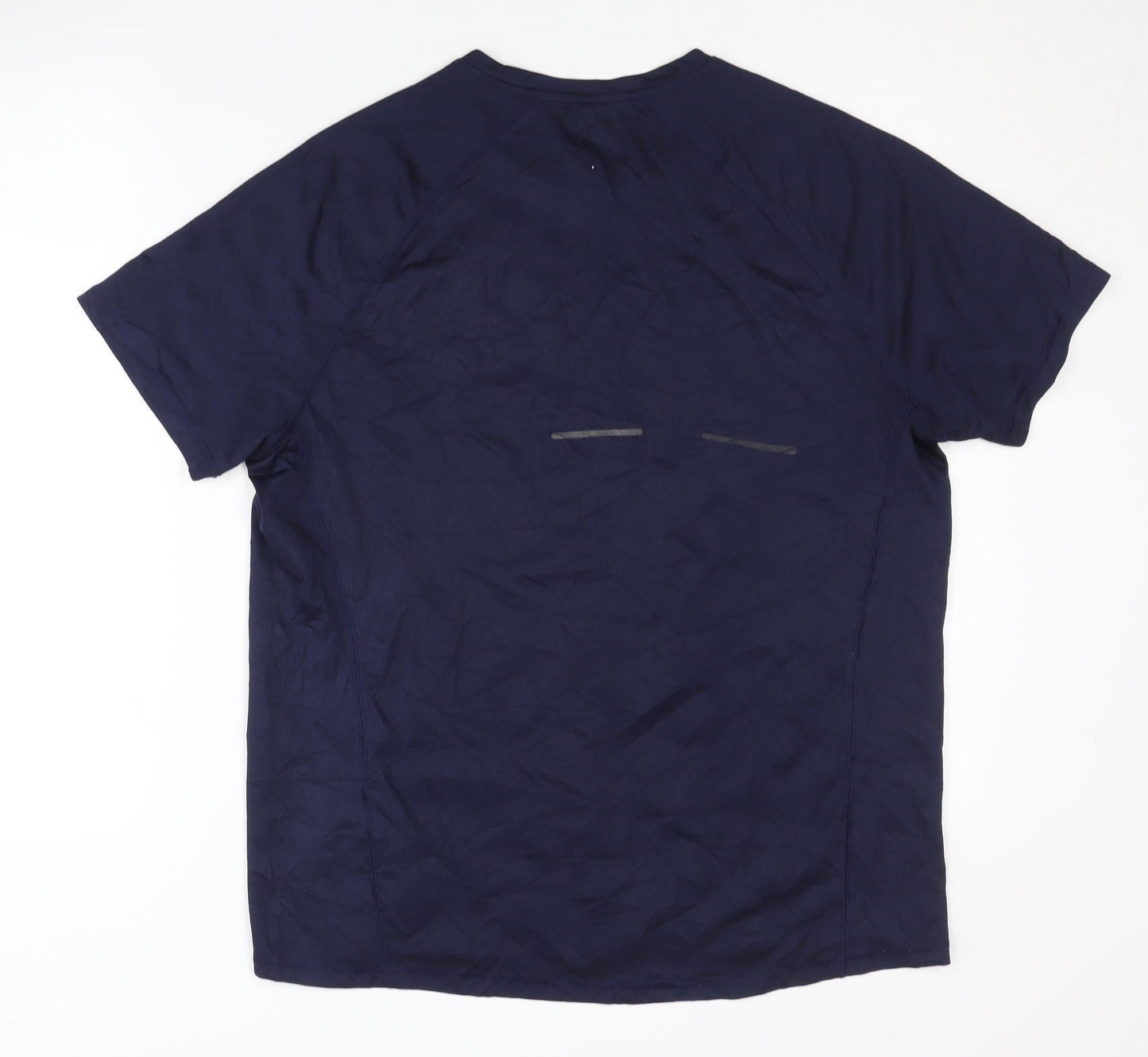 Asics Men's Blue T-Shirt Size L Pullover Activewear