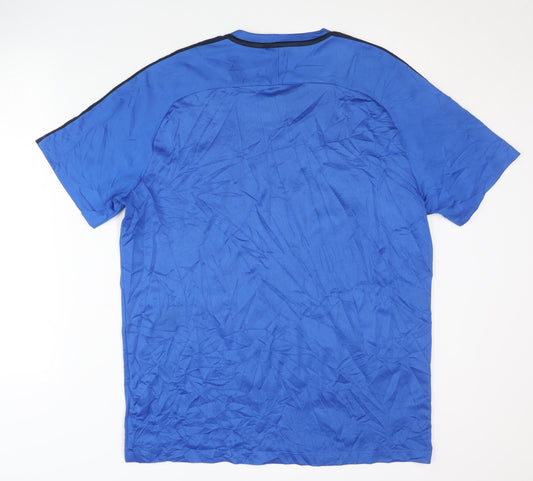 Nike Men's Blue Athletic Jersey T-Shirt Medium