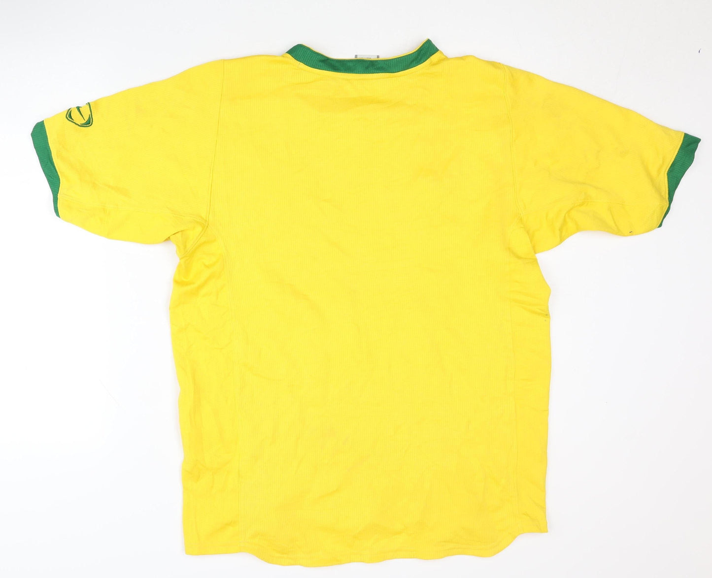Nike Men's Yellow Football T-Shirt M Breathable Jersey