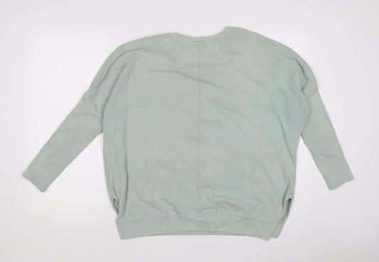 Next Women's Green Pullover Sweatshirt, Size 14