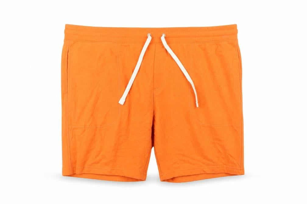 Front view of Marks & Spencer Men's Orange 3XL Sweat Shorts