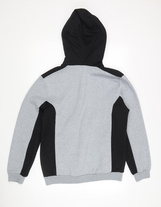 Everlast Men's Grey & Black Pullover Hoodie, Size M