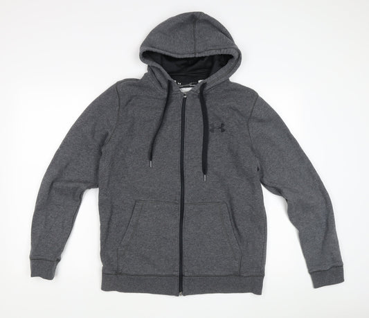 Under Armour Men's Grey Full Zip Hoodie M