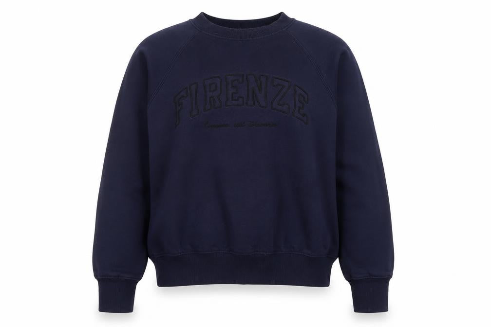 H&M Womens Blue Firenze Sweatshirt, Size 14