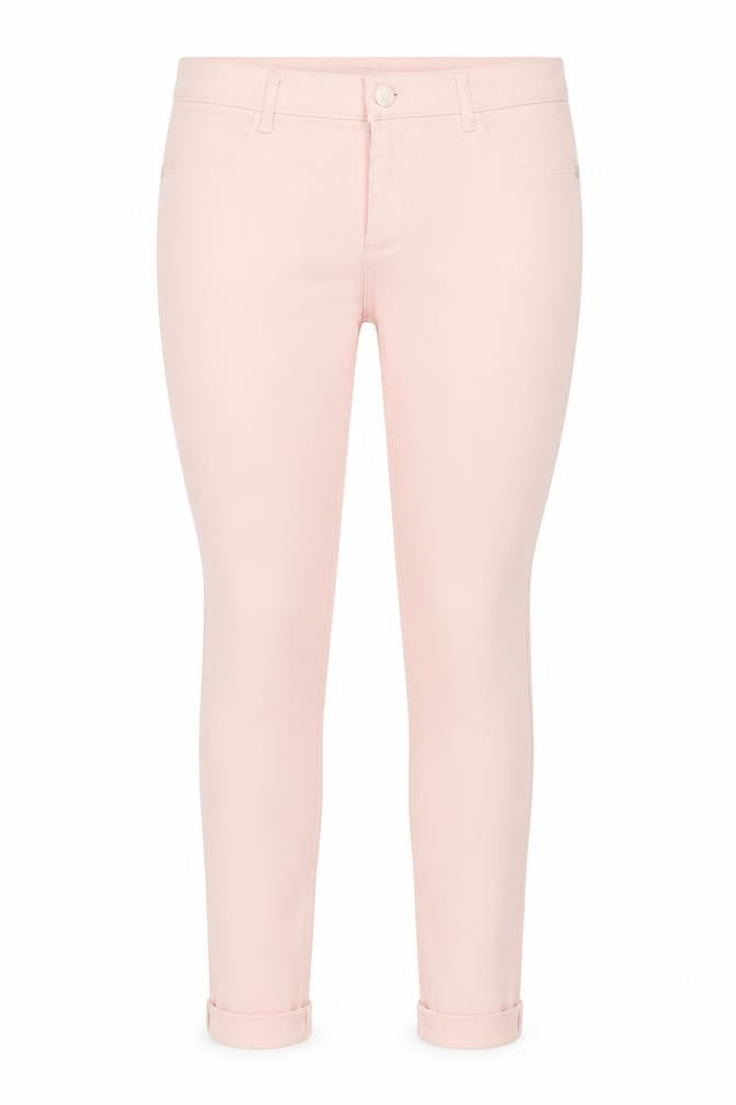 Front view of Cherokee Women's Pink Jegging, size 12, Mid Rise