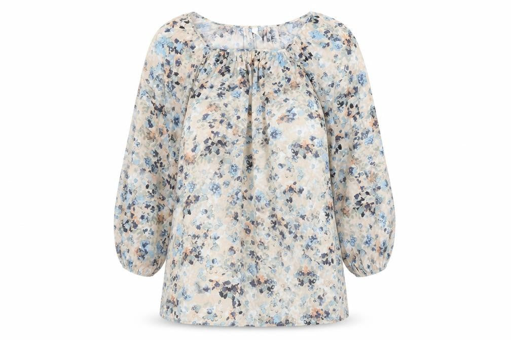 Front view of H&M Women's Floral Shift Dress, size S, Multicoloured