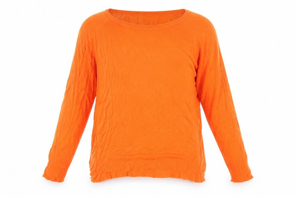 Front view of Zara Women's Orange L jumper