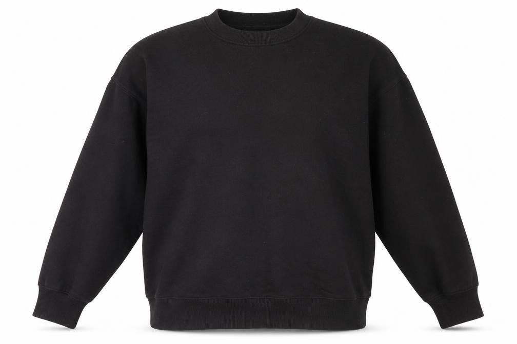 Topman Men's Black Medium Pullover Sweatshirt
