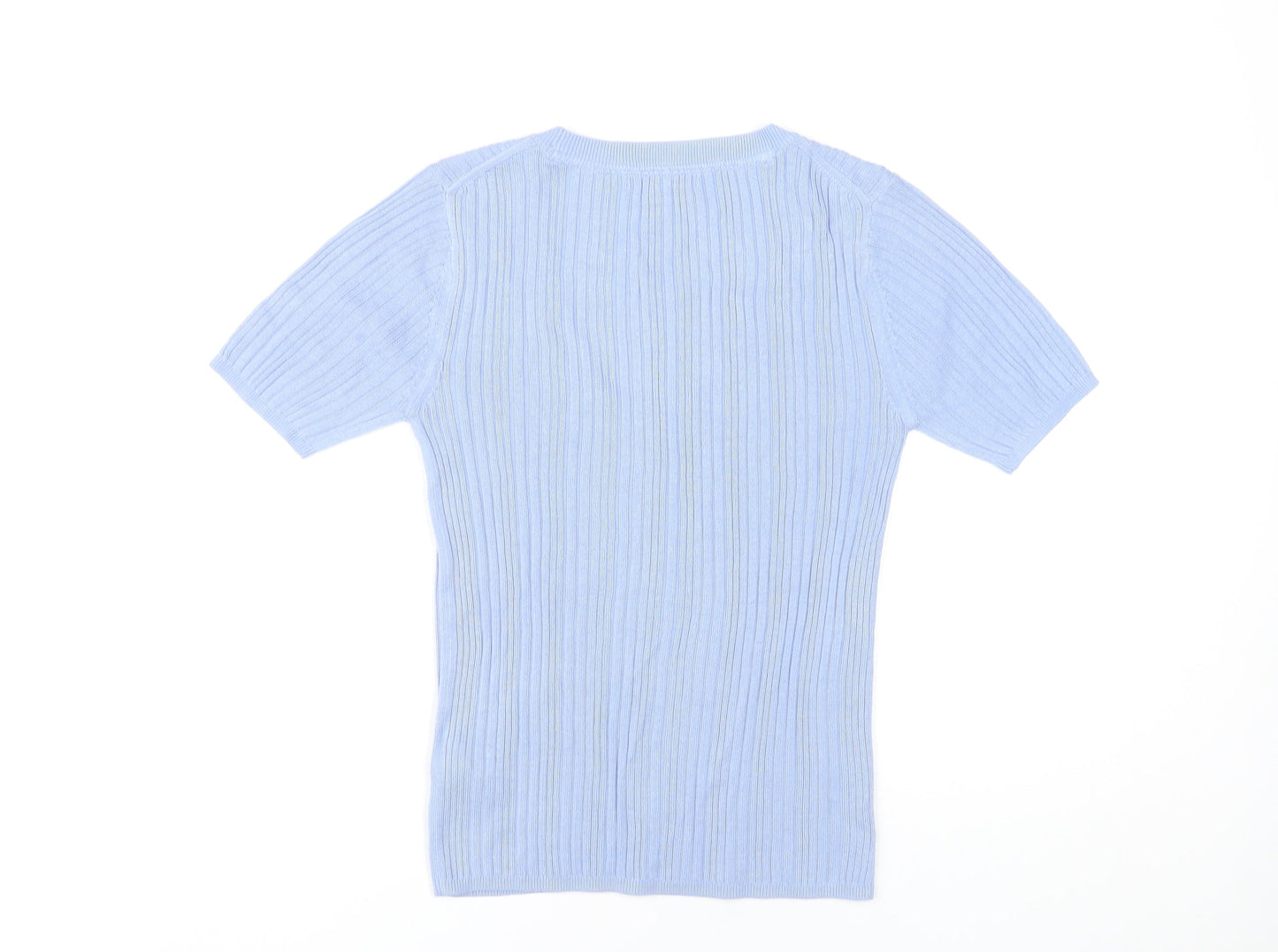 Marks and Spencer Women's Blue Slim Fit T-Shirt