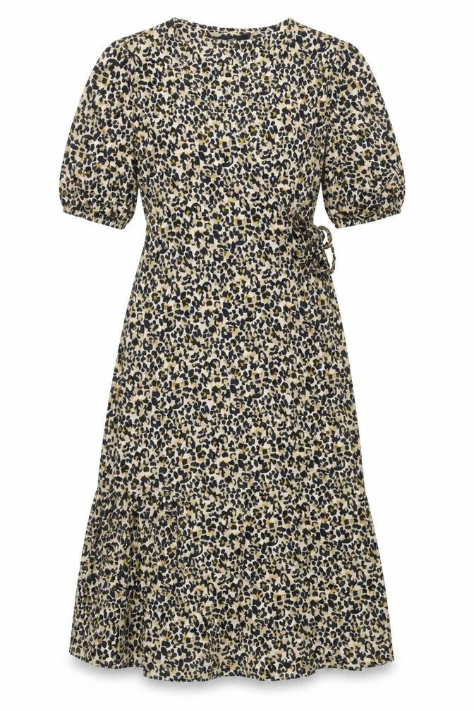 Next Women Multicoloured Animal Print Wrap Dress Size 14