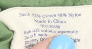 Womens UK Size 8 Regular Jack Wills Green Cotton Blend Jacket