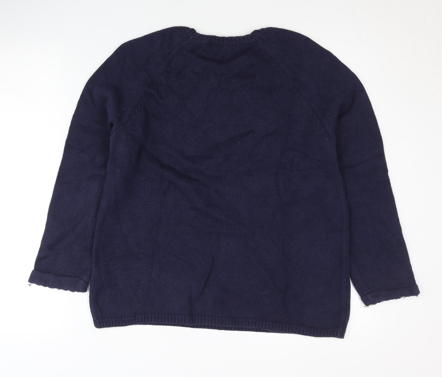 Marks and Spencer Women's Blue Pullover Jumper Size 14