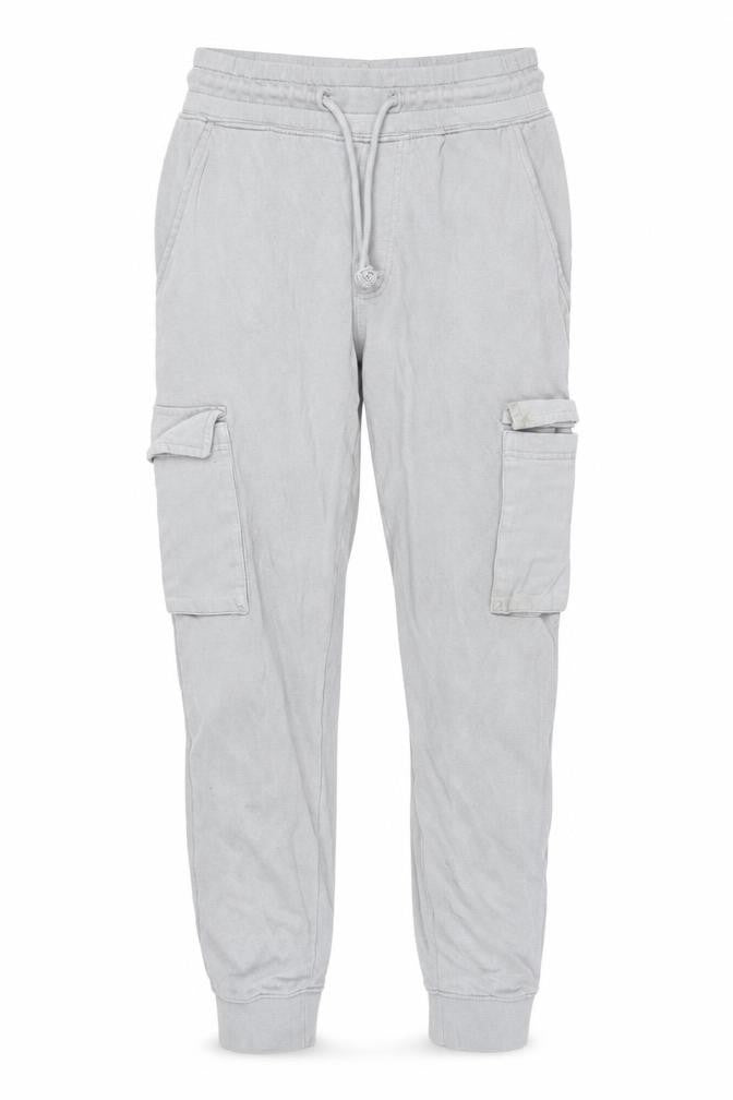 Front view of Topman XS Grey Jogger Trousers for Men