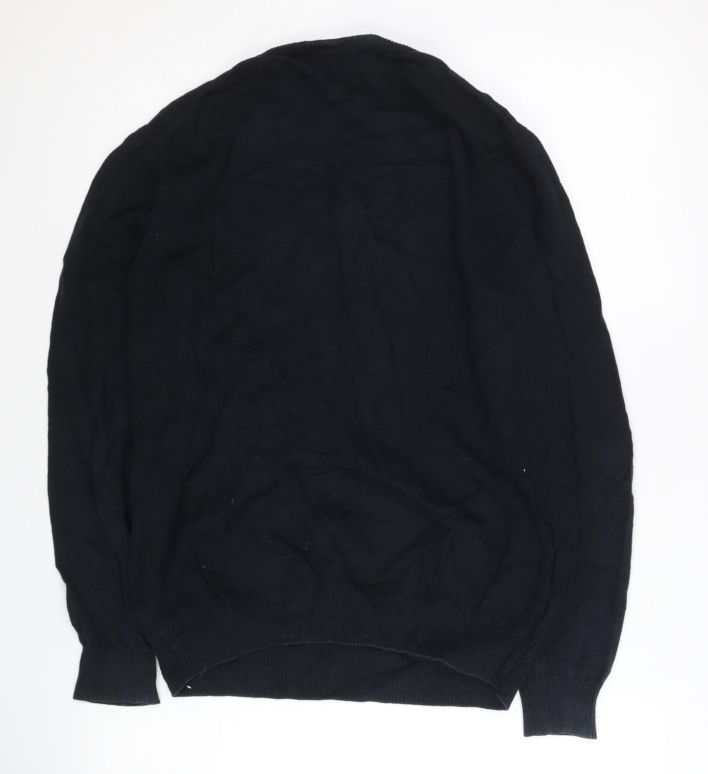 Charles Tyrwhitt Men's Black Medium V-Neck Pullover Jumper