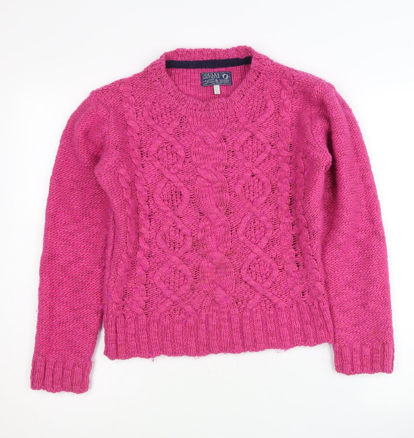Joules Women's Pink Pullover Jumper Size 10
