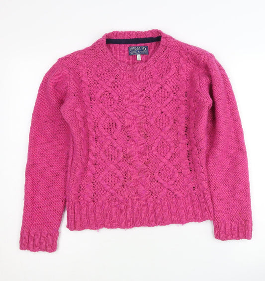 Joules Women's Pink Pullover Jumper Size 10