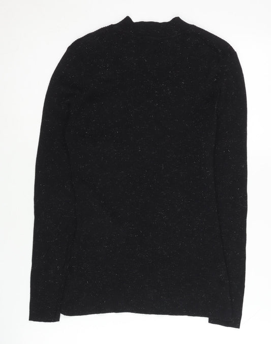 Ted Baker Women's Black Mock Neck Pullover Jumper M
