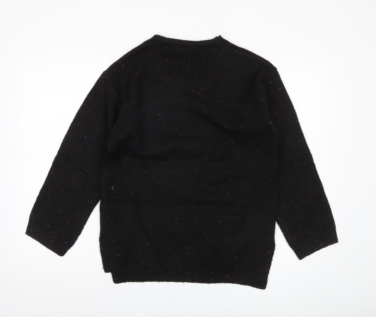 Marks and Spencer Women’s Black V-Neck Jumper XS