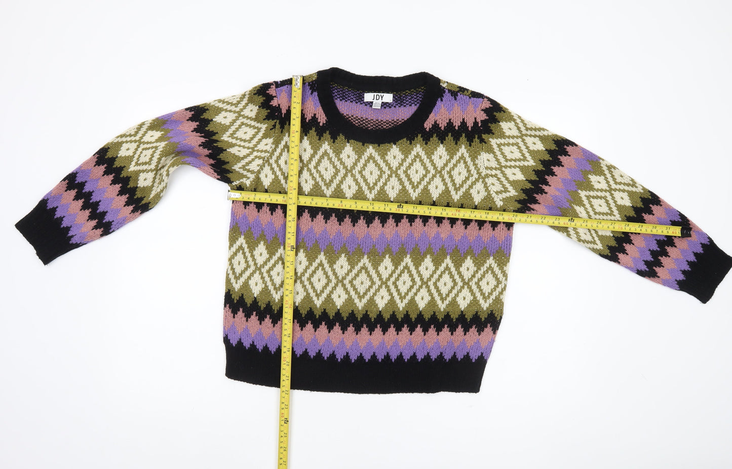 JDY Women's Multicoloured Pullover Jumper L