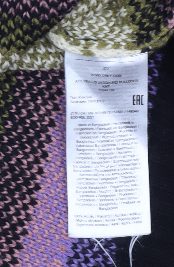 JDY Women's Multicoloured Pullover Jumper L