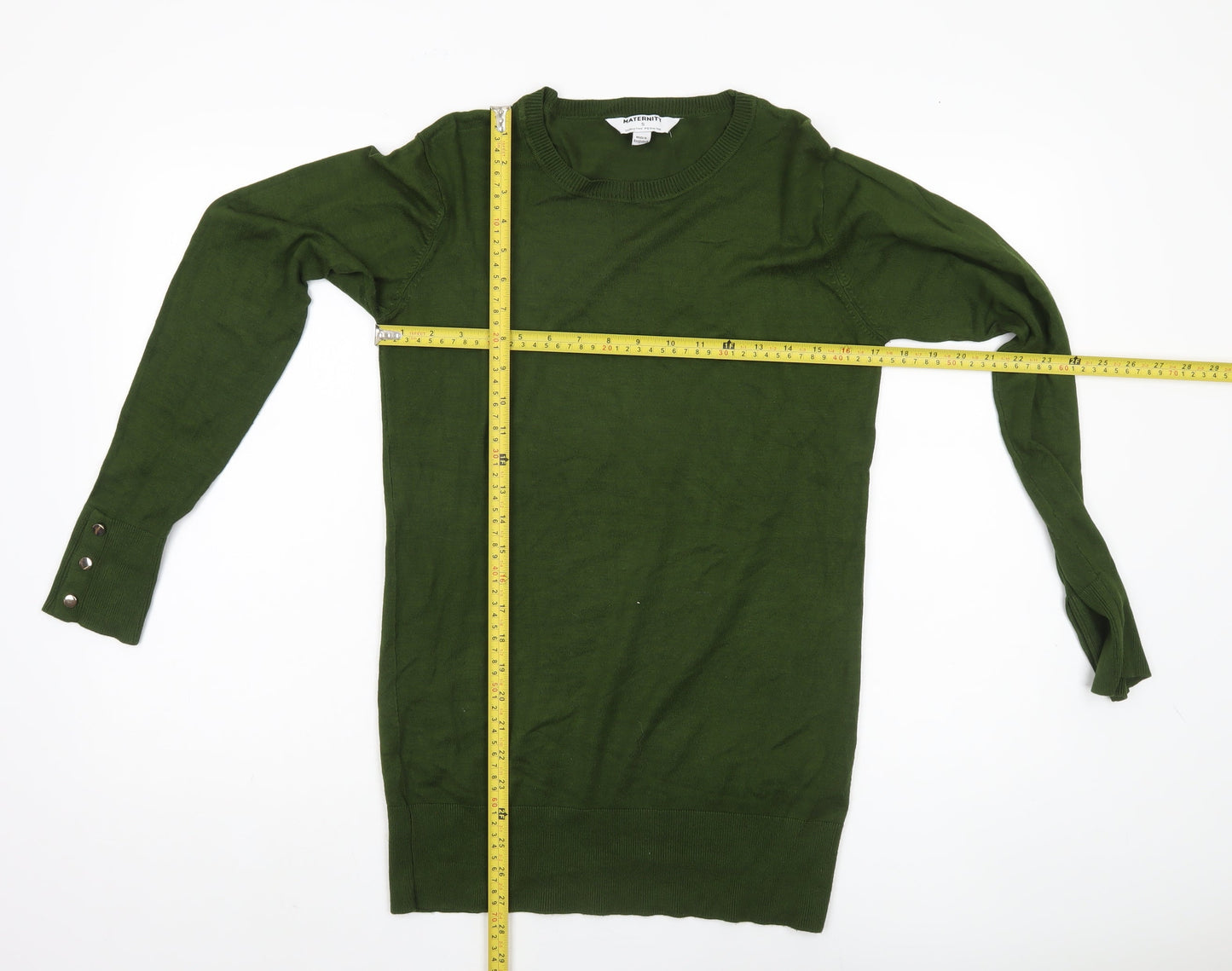 Dorothy Perkins Green Maternity Pullover Jumper S