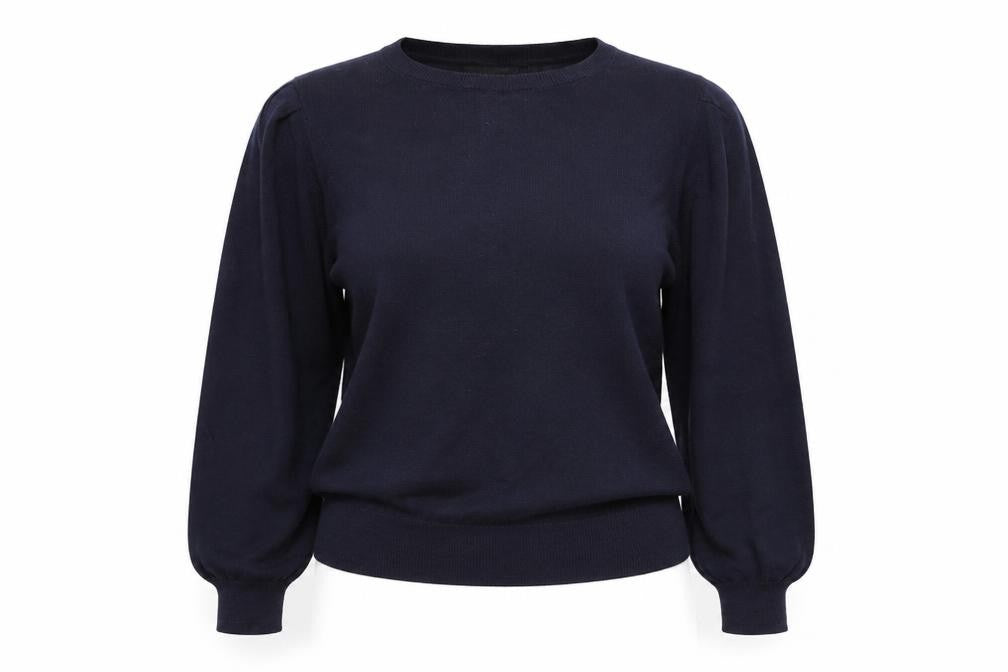 Front view of Next Women's Blue jumper, size 14