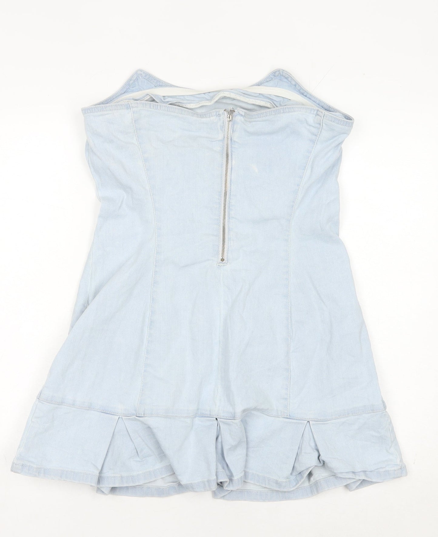 AsYou Women's Blue Short Denim Sheath Dress Size 12
