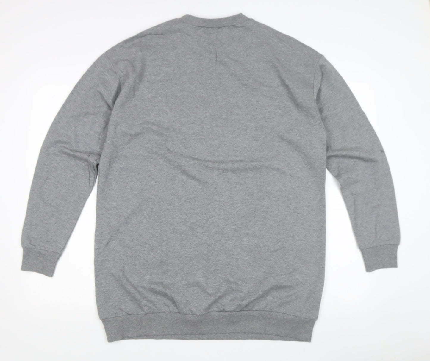Very Grey Floral Sweatshirt Women’s L Pullover