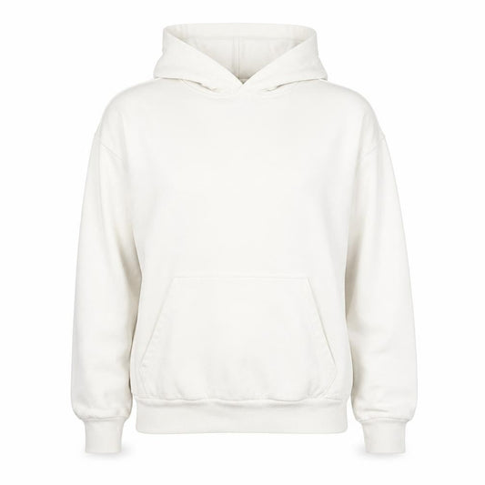 PrettyLittleThing Women's White Pullover Hoodie - S