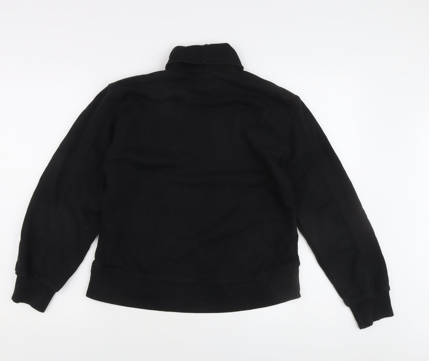 Zara Women's Black Mock Neck Sweatshirt Size 12
