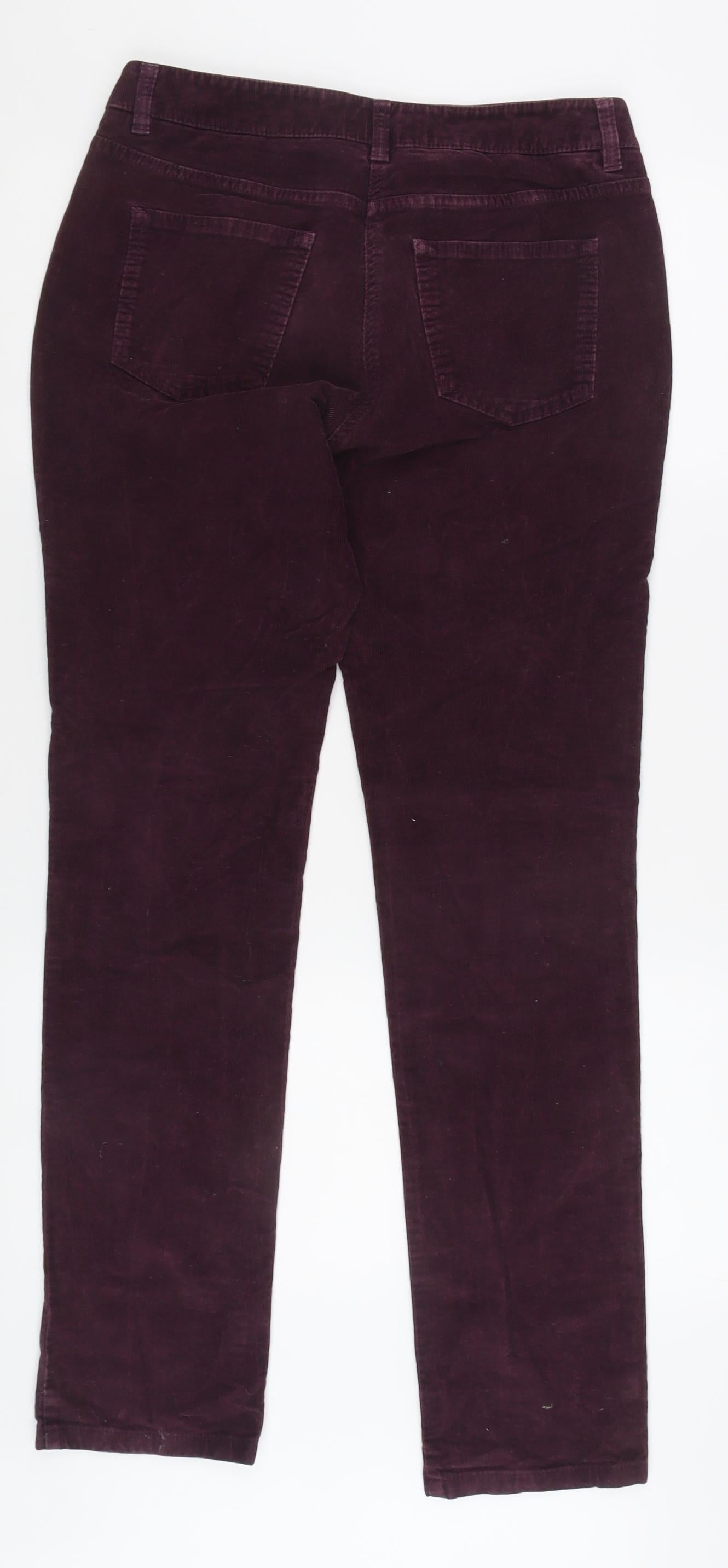 Boden Women's Purple Corduroy Trousers Size 2XL