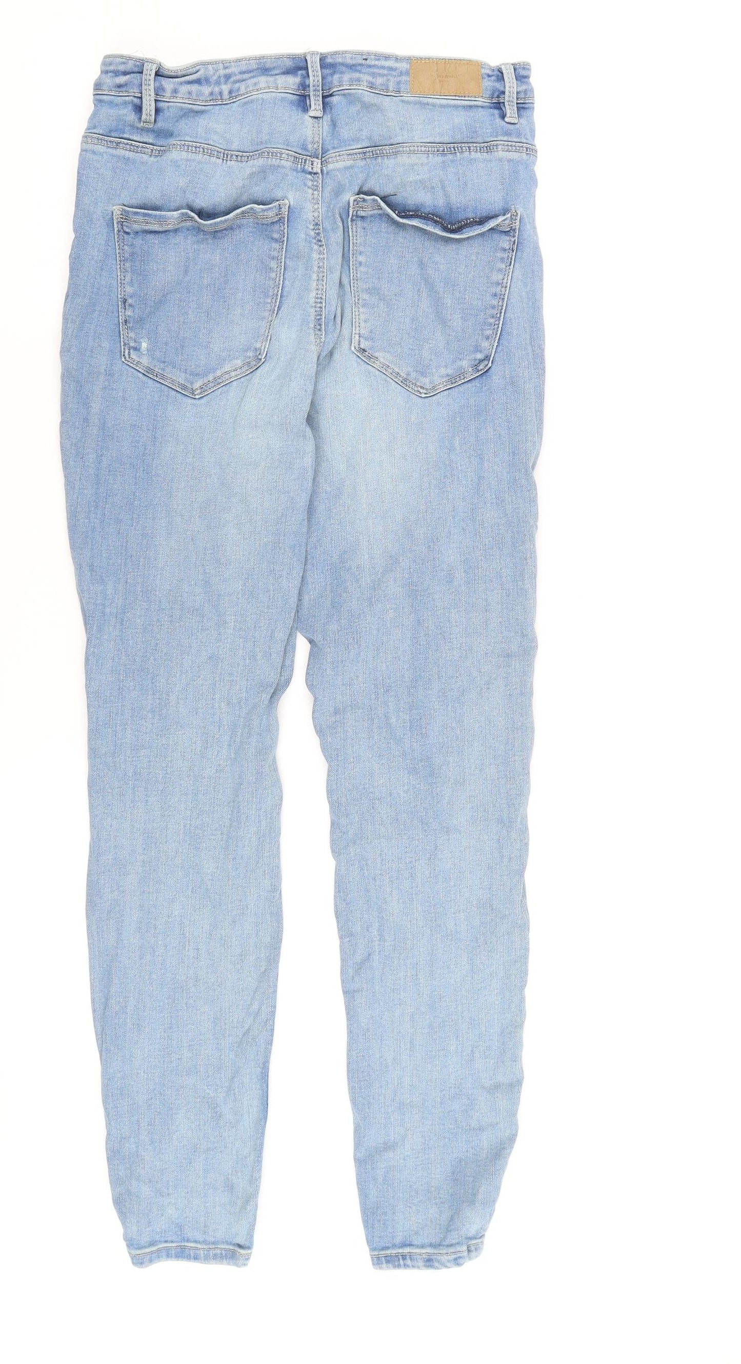 Vero Moda Women's Blue Distressed Boyfriend Jeans M