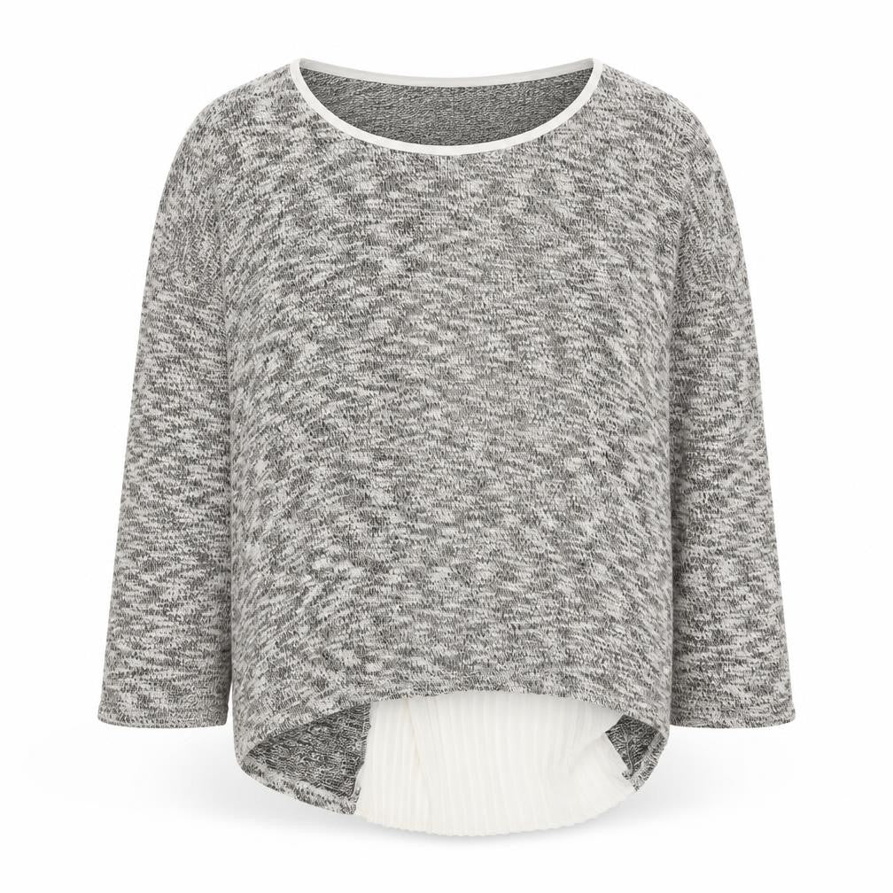 Front view of Green Envelope Women's Grey jumper L