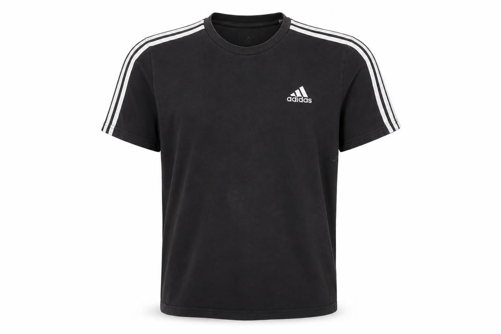 Mens UK Size L adidas Black  Cotton T-Shirt
