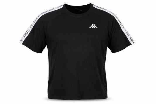 Mens UK Size M Kappa Black  Cotton T-Shirt