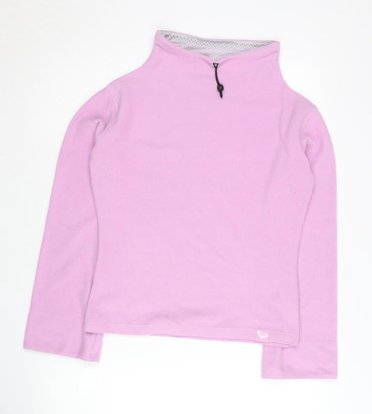 Quiksilver Women's Pink Fleece Sweatshirt Size 3