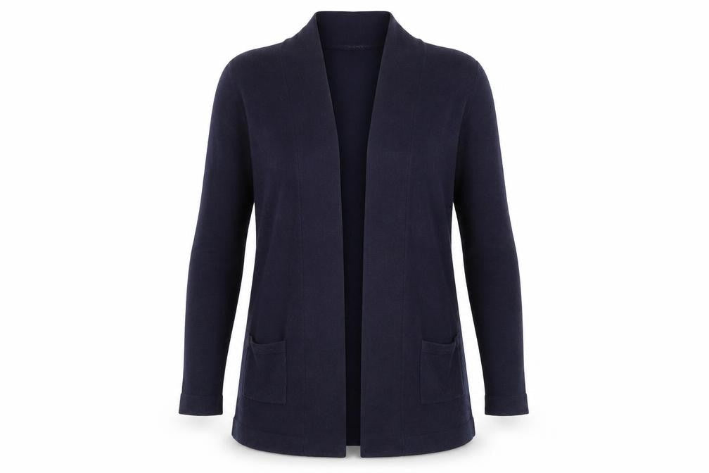 Marks and Spencer Women's Black Open Front Cardigan Size 10
