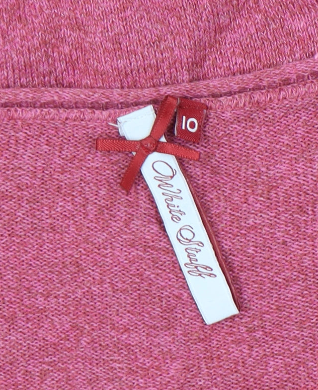 White Stuff Women's Red Cardigan Size 10