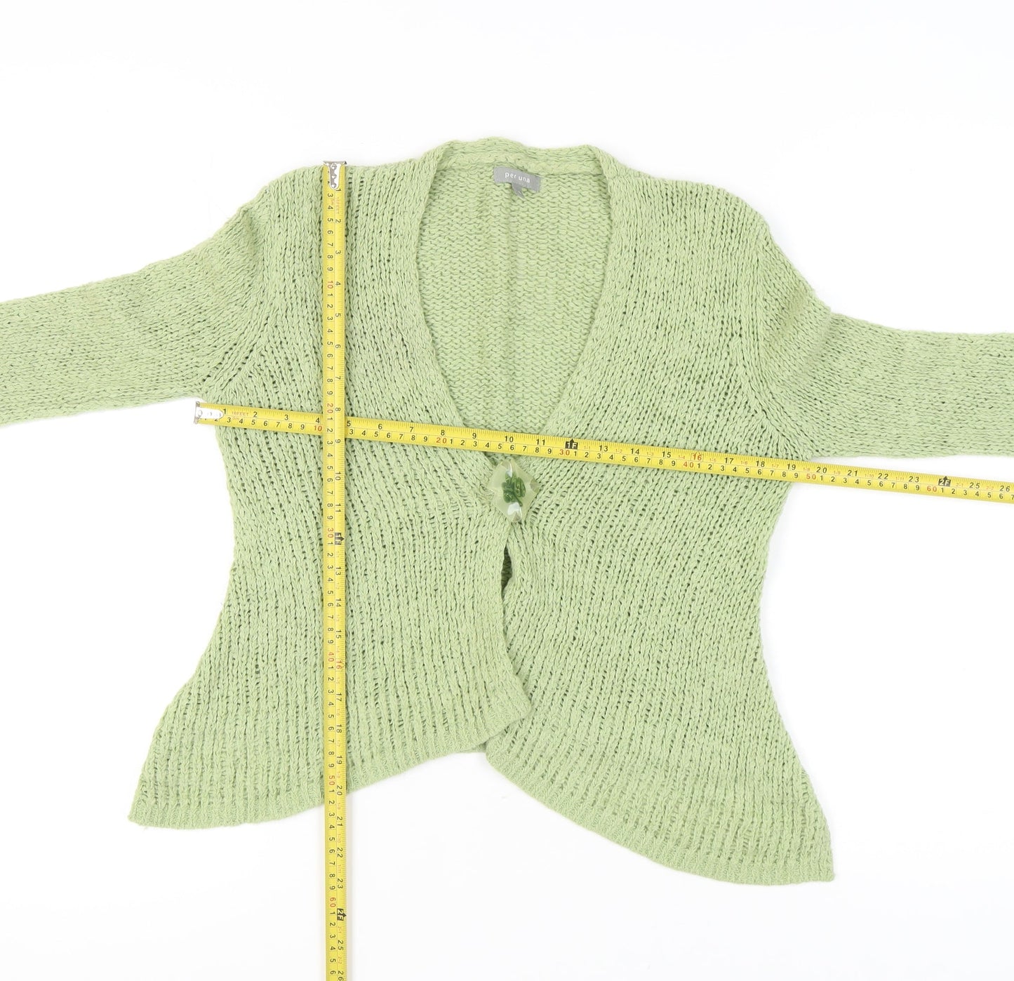 Marks and Spencer Women Green Wool Cardigan M