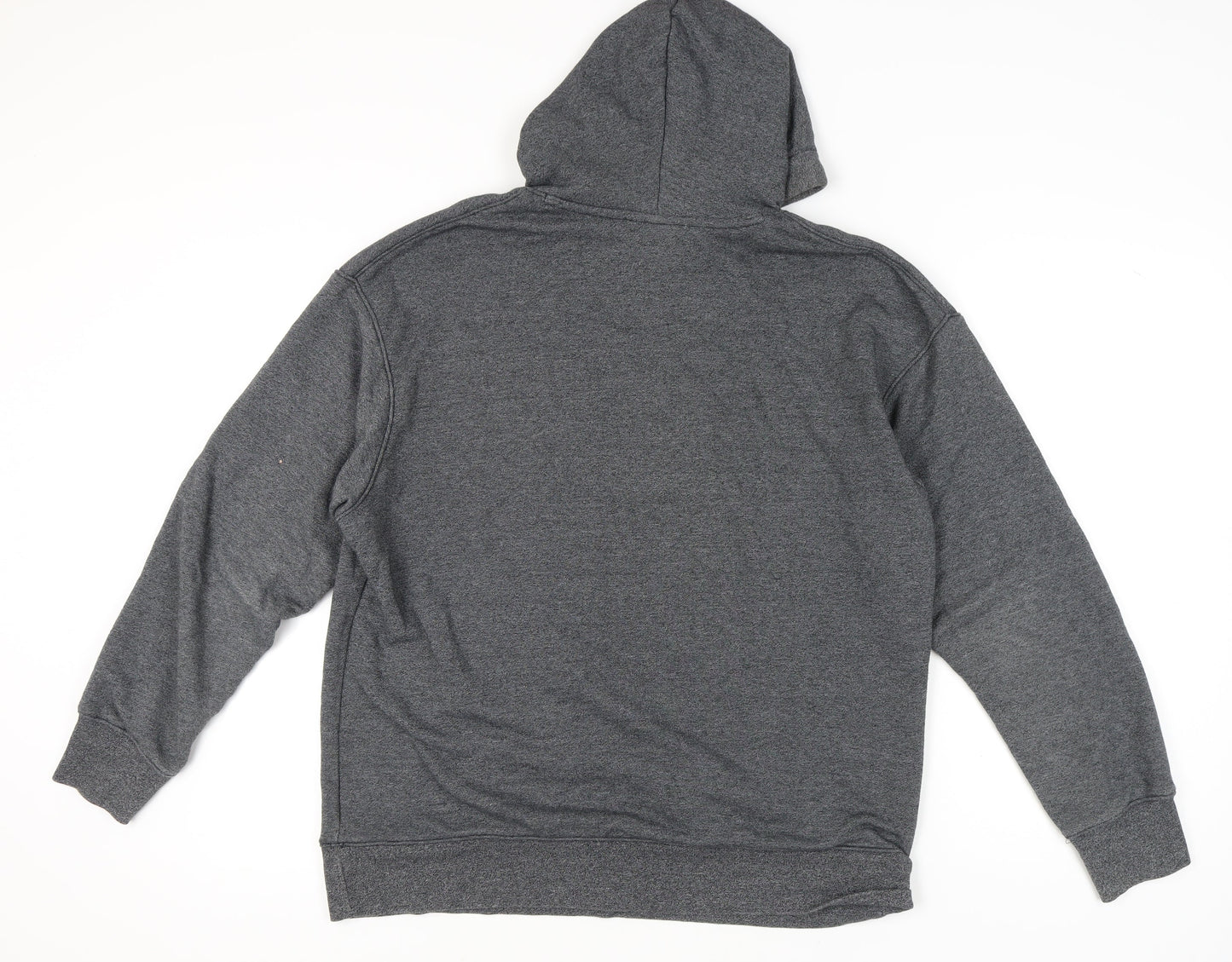Nike Men's Grey Pullover Hoodie Size L with Logo