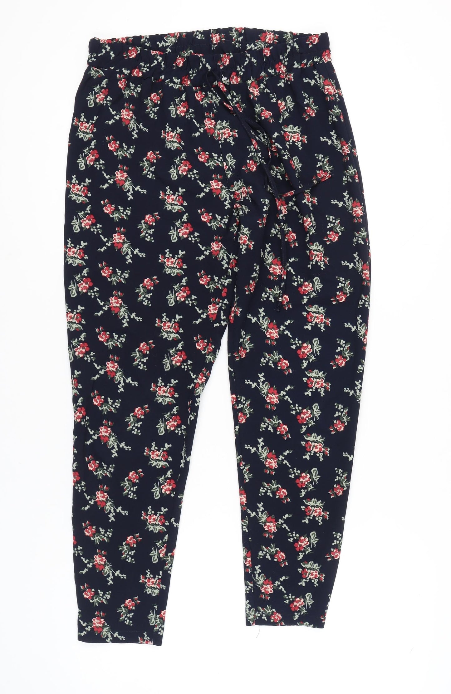 Peacocks Women's Floral Trousers, Size 12, Multicoloured
