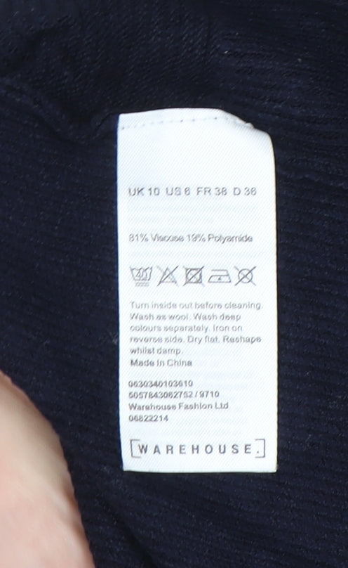 Warehouse Women's Black Jumper Size 10