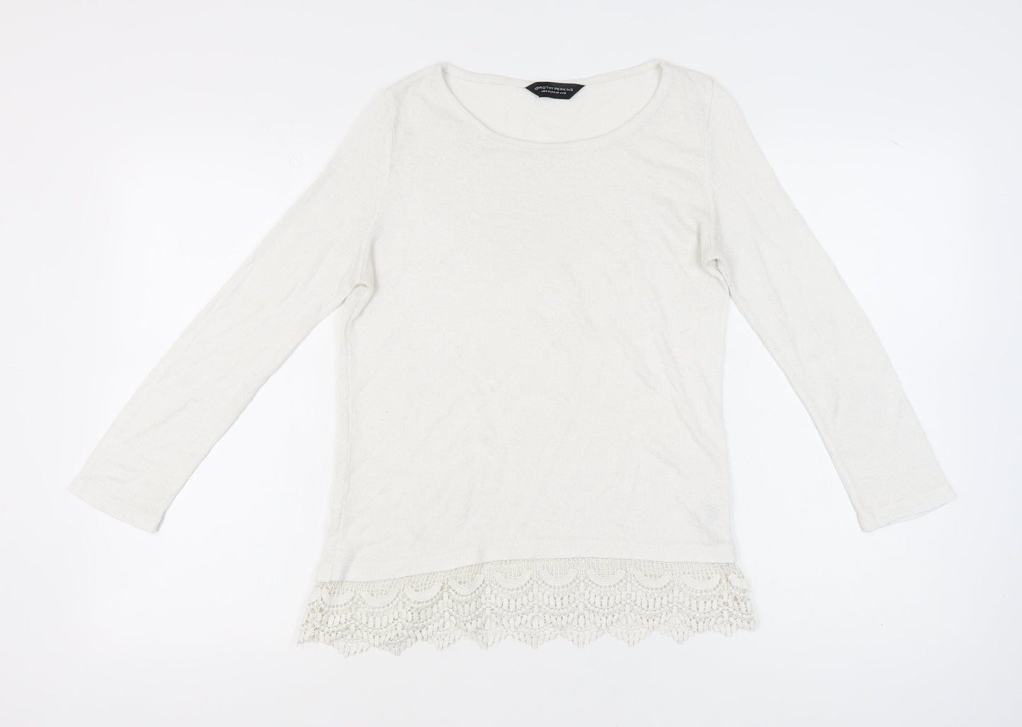 Dorothy Perkins Women’s Ivory Pullover Jumper, Size 12