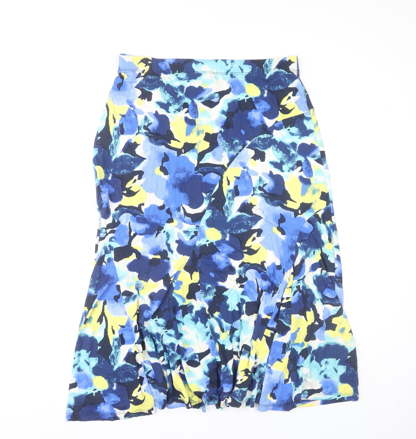 Soon Women's Multicoloured A-Line Midi Skirt Size 14