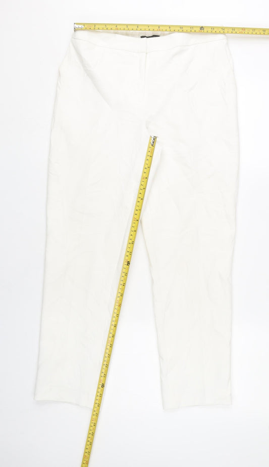 Jaeger Women's White Trousers Size 12