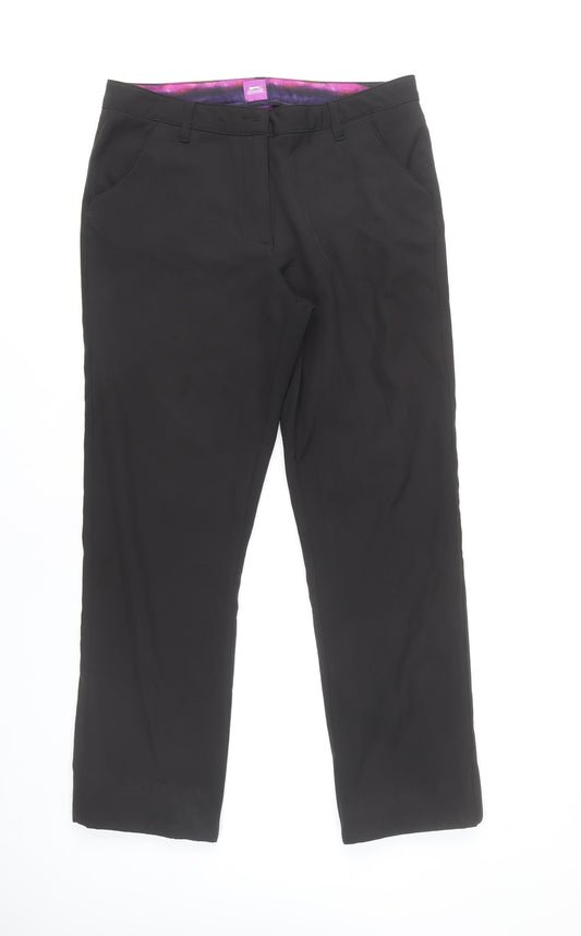 Slazenger Women's Black Straight Trousers Size 12