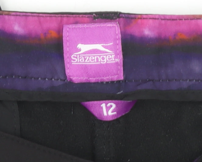 Slazenger Women's Black Straight Trousers Size 12